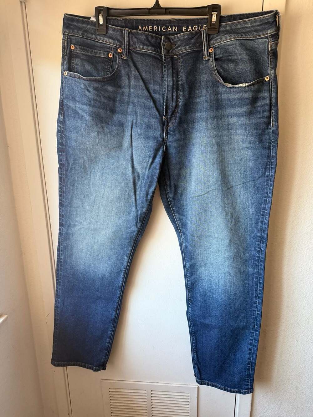 American Eagle AirFlex+ Athletic Fit Size 38x30 Blue Denim Jeans